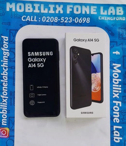 Brand New Samsung Galaxy A14 5G 128GB Storage 4GB RAM Dual Sim Black Unlocked