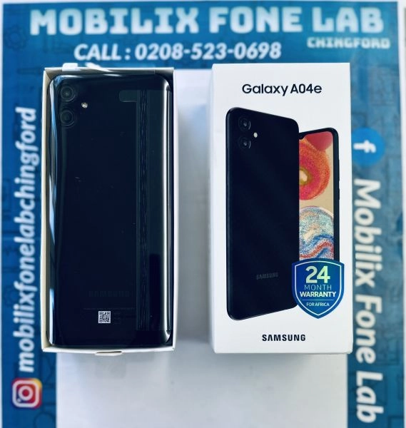 Brand New Samsung Galaxy A04e 32GB Storage 3GB RAM Dual Sim Black Unlocked Latest Android