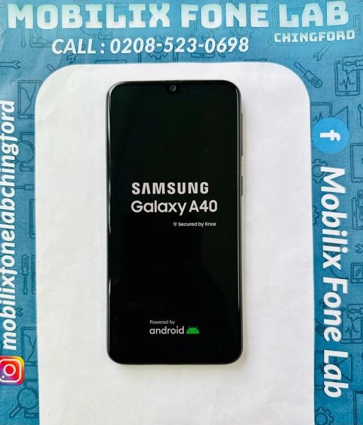 Samsung Galaxy A40 Black Dual Sim 64GB 4GB RAM Unlocked Good Condition