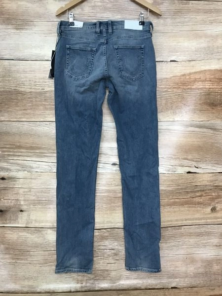 True Religion Blue Rocco Relaxed Skinny Fit Jeans