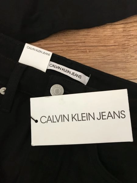 Calvin Klein Black High Rise Skinny Fit Jeans