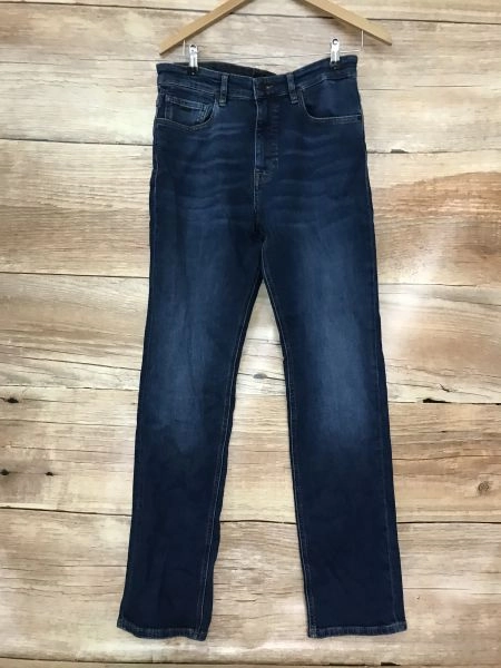 Hugo Boss Blue Relaxed Fit Stretch Jeans