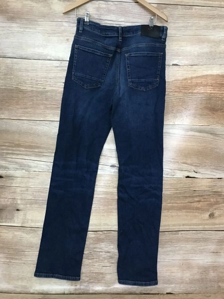 Hugo Boss Blue Relaxed Fit Stretch Jeans