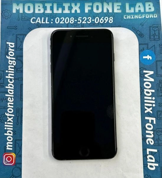 Apple iPhone 7 Plus Matte Black 128GB Unlocked Battery Health 100% Comes with Black Gel Case