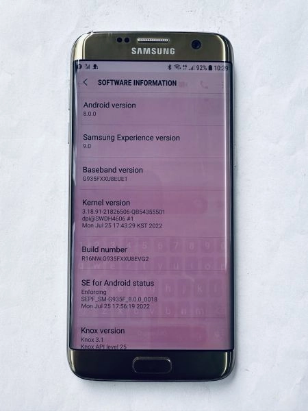 Samsung Galaxy S7 Edge Gold 32GB 4GB RAM Unlocked Android Version 8 Good Working Condition [Read Description]