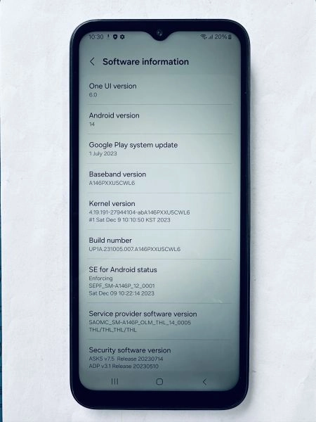Samsung Galaxy A14 5G Black 128GB 4GB Unlocked Dual Sim Android Version 14 Good Working Condition