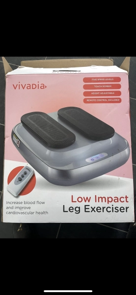 Low impact leg exercise machine