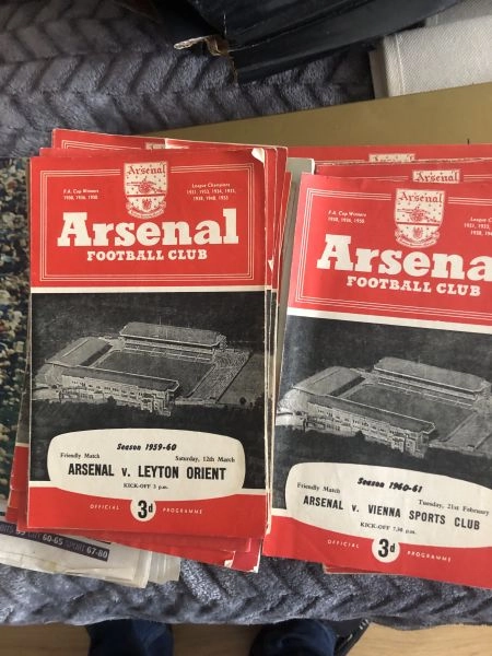 Football Programmes For Sale