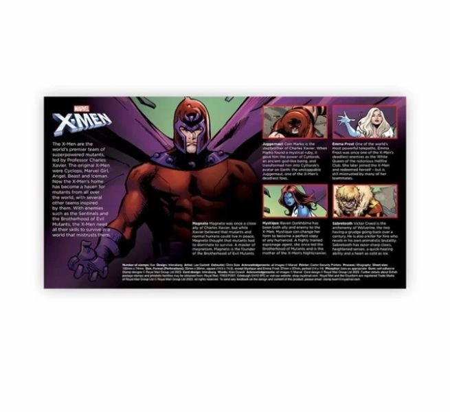 X-Men Royal Mail Presentation Stamps Pack