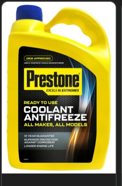 Prestone coolant/anti freeze 4 litre new tub