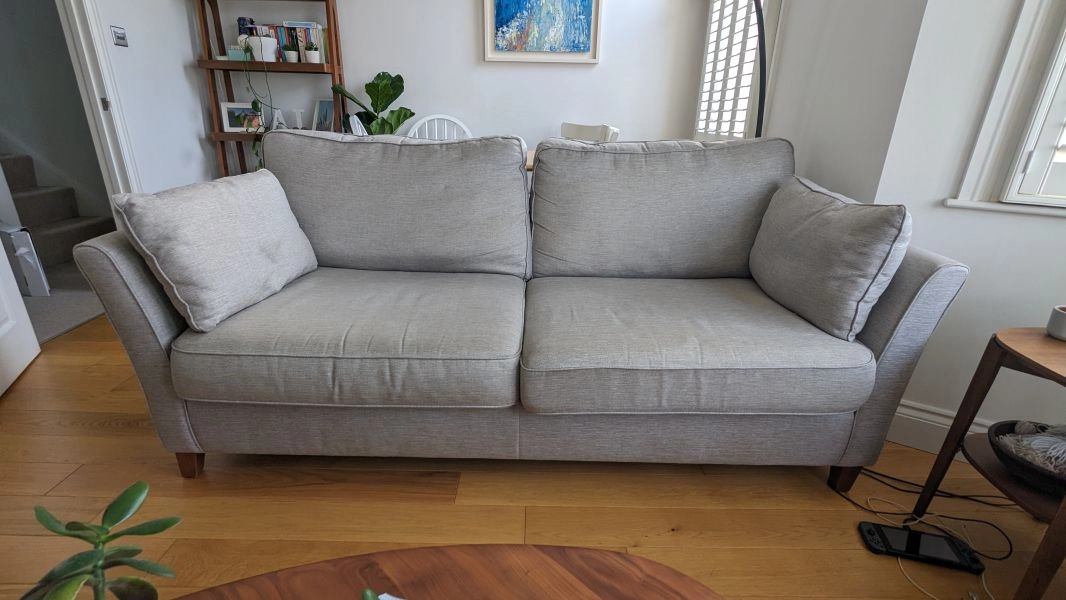 3 Seater Grey Sofa from Furniture Village