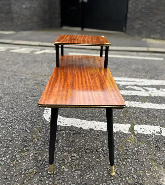 Two-tier 1970's side table/coffee table