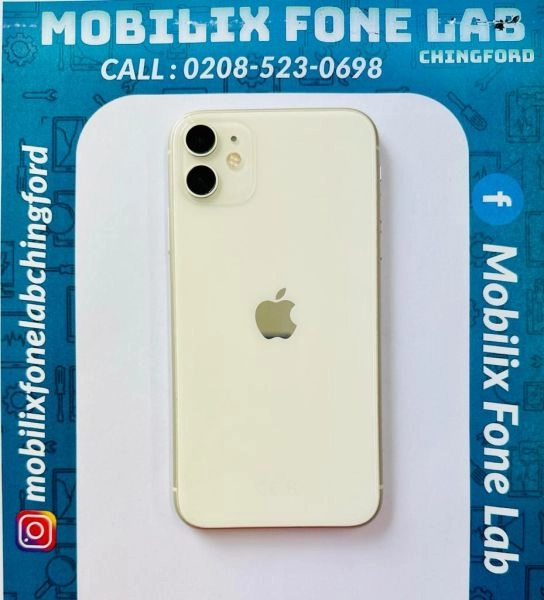 Apple iPhone 11 64GB White Unlocked Battery Health 94% Face ID Working Good Working Condition