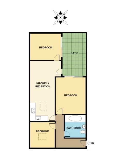 3 bedrooms flat, 452 Flat 1 Hornsey Road Islington London