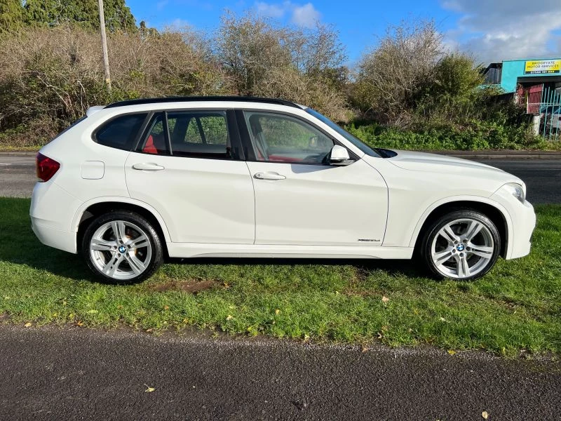 BMW X1 XDRIVE18D M SPORT 5-Door FULL CORAL RED LEATHER 9 SERVICES 2013