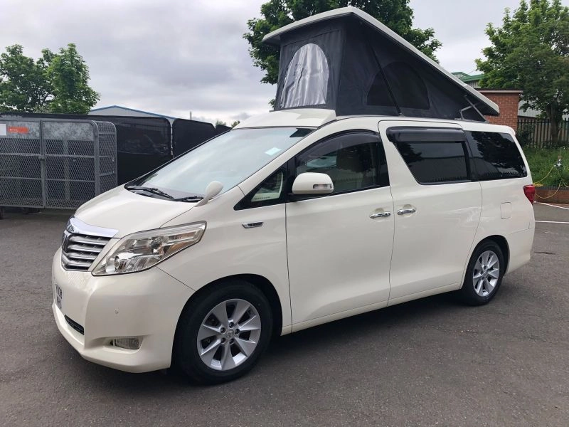 Toyota Alphard campervan By Wellhouse 3.5V6 Auto 280ps new shape in pearl 2008 new conversion