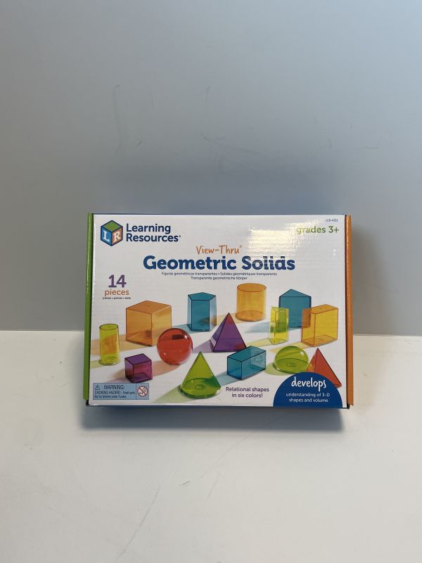 Learning resources geometric solids