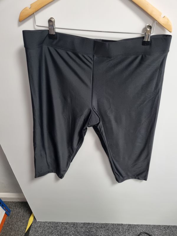 Black swim leggings