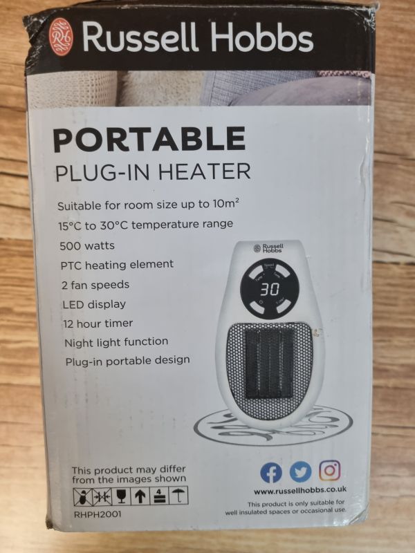 Russell Hobbs portable heater