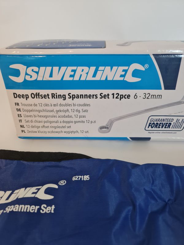 Silverline Offset Ring Spanners Set
