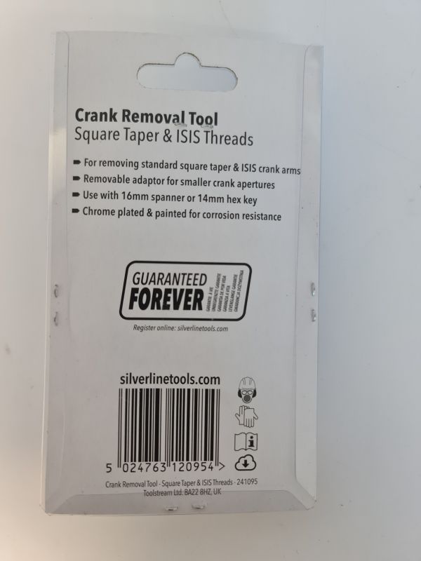 Silverline Crank Removal Tool