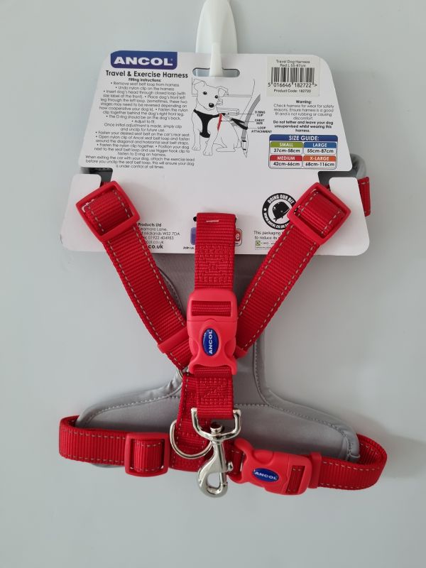 Ancol Large Travel & Exercise Harness with Matching Lead & Collar