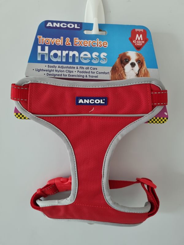 Ancol Medium Travel & Exercise Harness with Matching Lead & Collar
