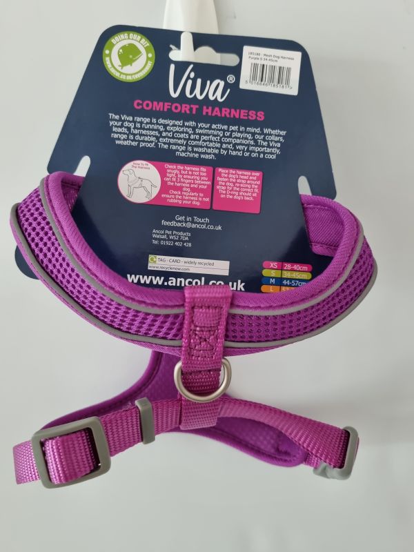 Ancol Small Comfort Harness, Matching Lead & Toy