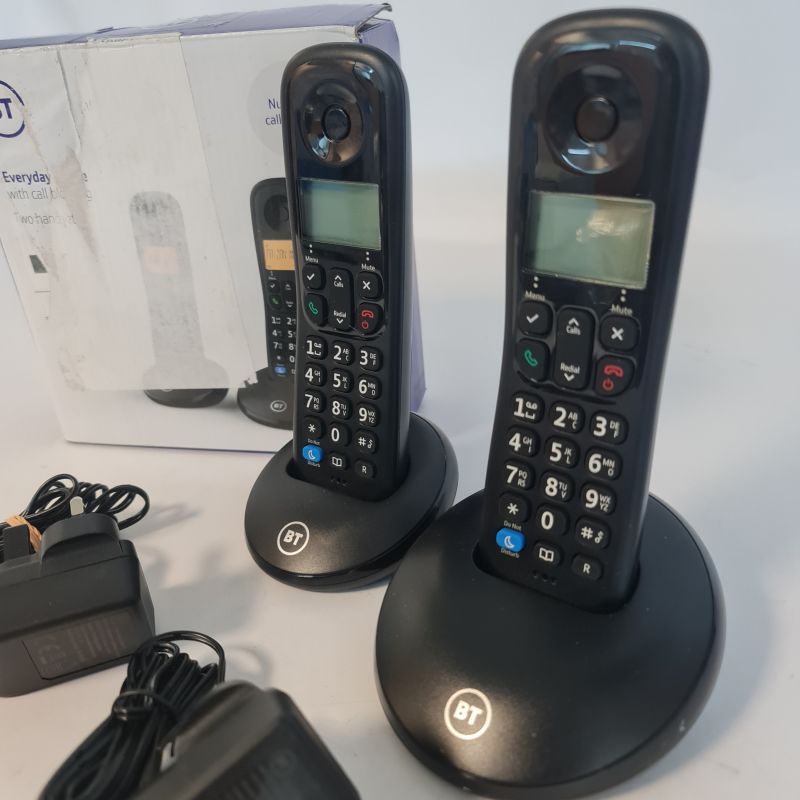 BT Cordless Dual Telephone Handsets