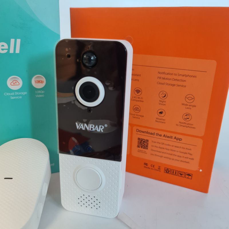 VANBAR 1080P Wireless Video Doorbell with Chime