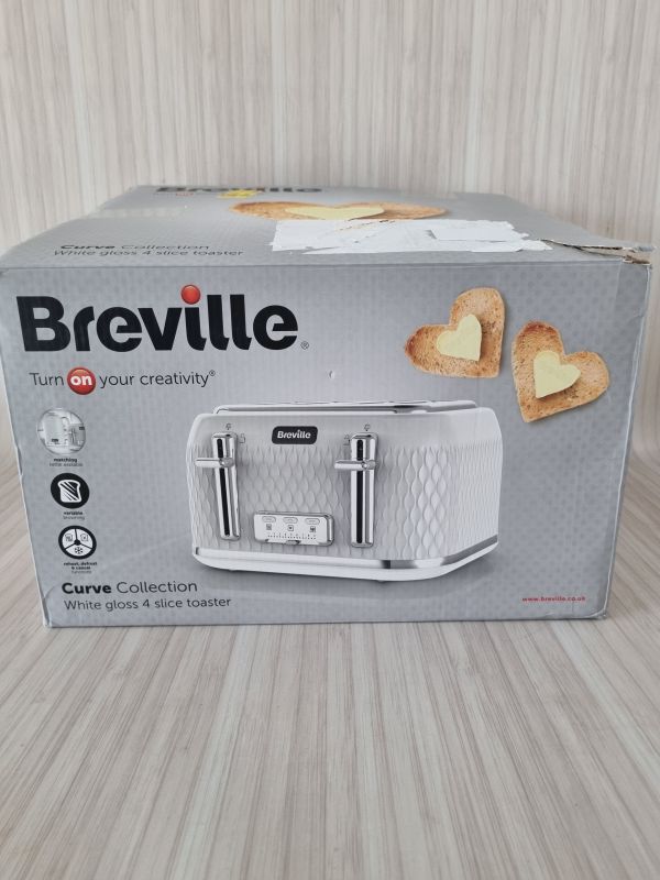 Breville Curve Collection 4 slice Toaster