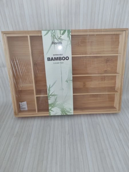 Harcas bamboo cultery tray