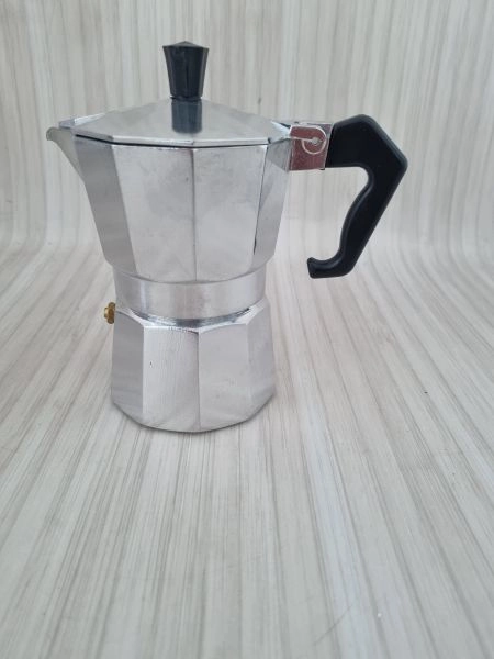 Espresso coffee maker 3 cup 120ml Silver