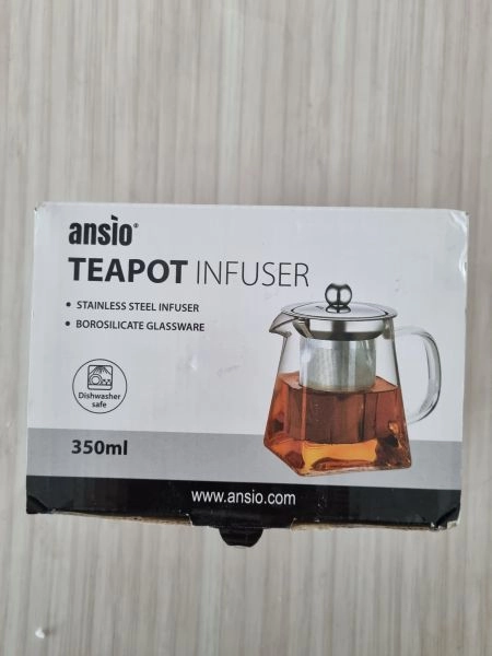 ANSIO Glass Teapot