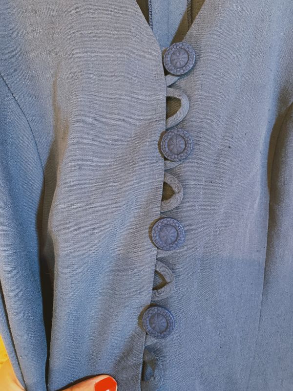 Vintage 1980s button front dress Size L