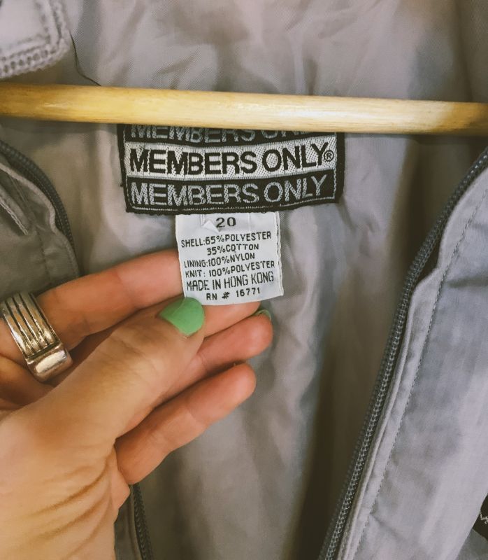 Vintage 1990s members only jacket size S