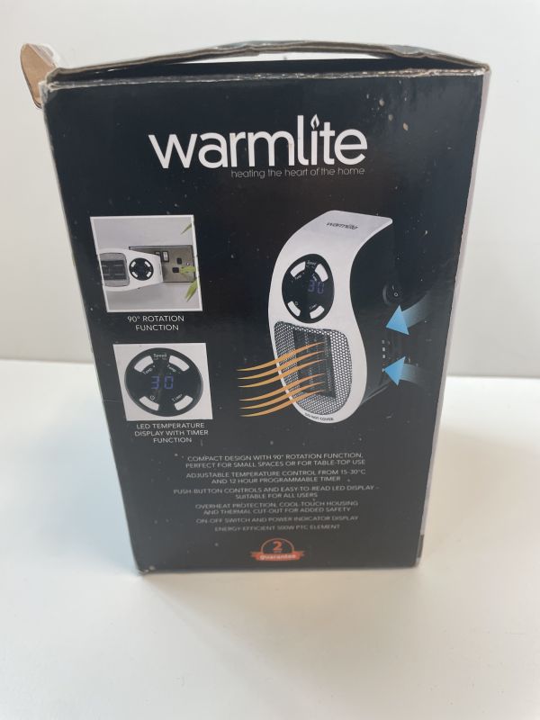 Warmlite portable heater
