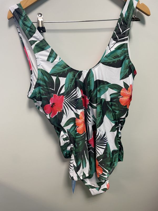 Brand New Tropical green swimsuit