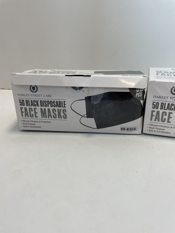 Harley street care black face masks