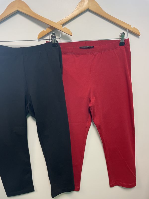 Red and black leggings