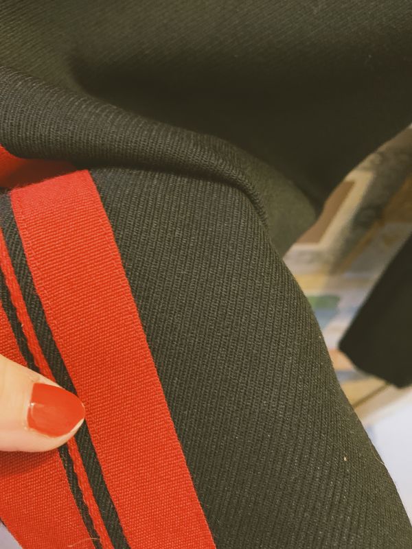 Maison Margiela navy + red dress trousers 29” Waist [size 10]