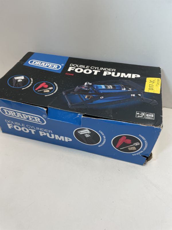 Draper foot pump
