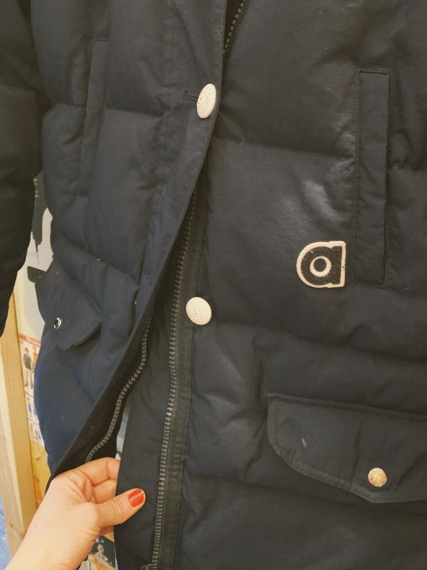 Adidas Originals navy coat [duck feather] size M
