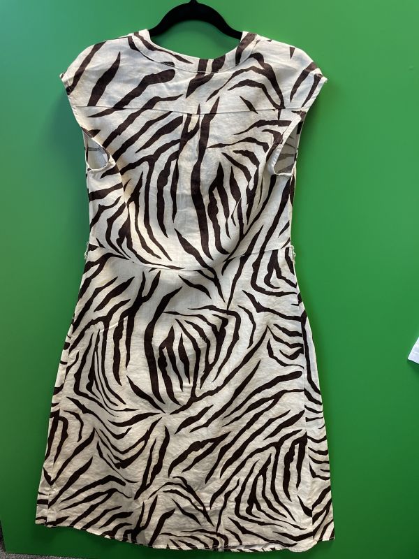 Brown zebra dress