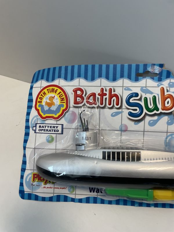 Bath time submarine