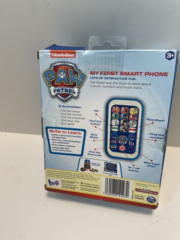 Paw patrol my first smart phone