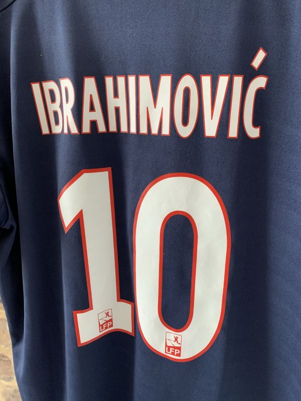 Vintage Paris Saint Germain Authentic Jersey 2015/16 PSG Home Football Shirt NIKE IBRAHIMOVIC 10