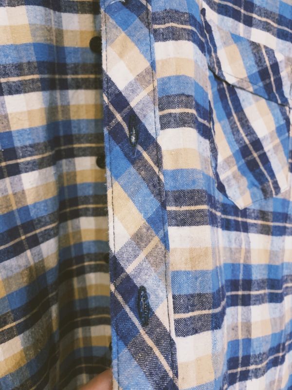 Vintage 1990s cotton flannel shirt size L