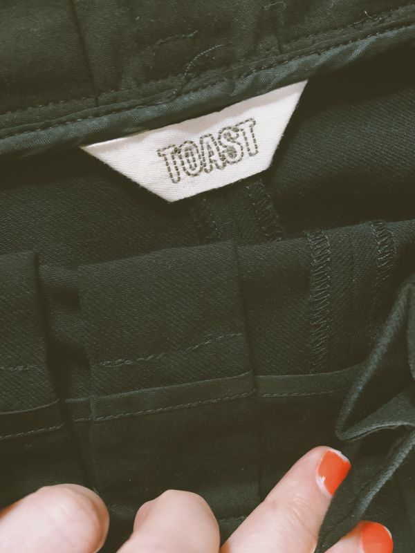 ‘Toast’ black dress trousers Size 12-14