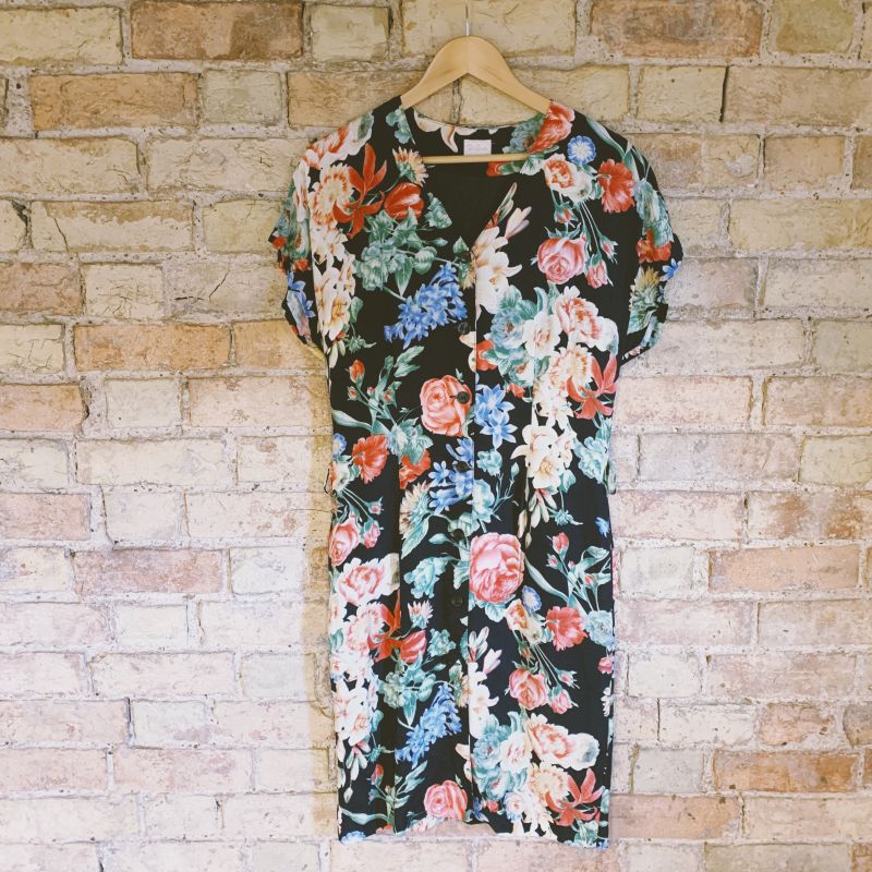 Vintage 1990s floral ‘Betty Barclay’ dress Size 12